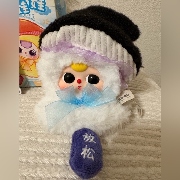 Baby Three Sunny Baby Plush Limited Edition Bag Charm - NEW Confirmed Black Hat - Picture 3 of 6